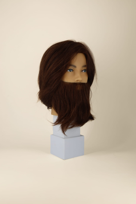 Tête malléable spéciale coupe homme avec barbe HUGO