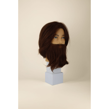 Tête malléable spéciale coupe homme avec barbe HUGO